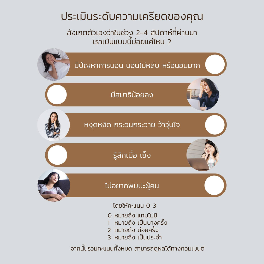แบบประเมินวัดระดับความเครียด มาดูกันว่าคุณเครียดแค่ไหน