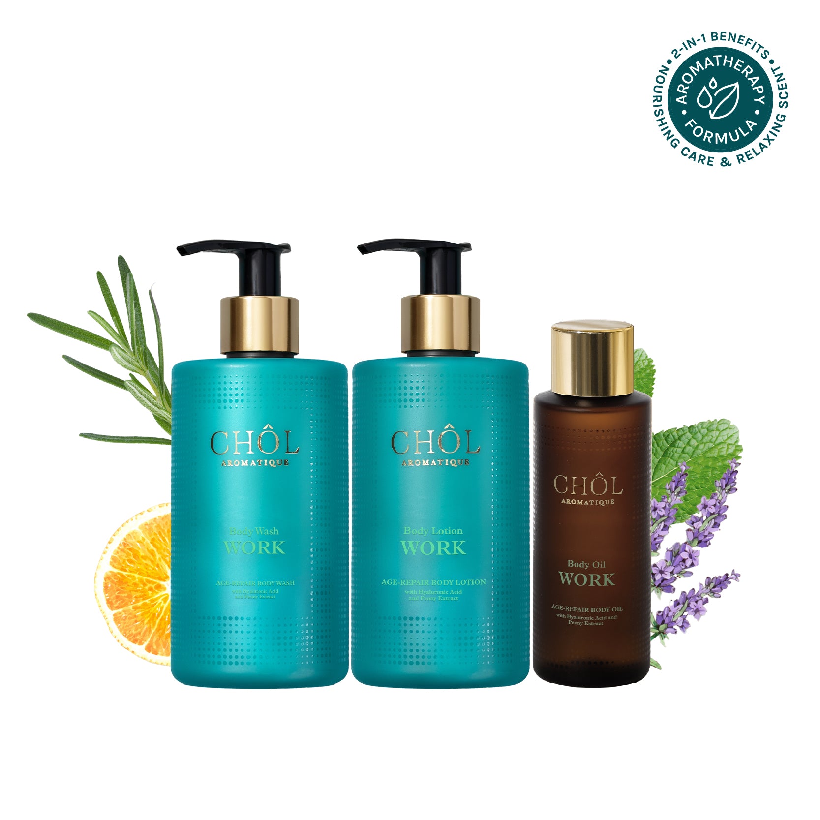 Body Care 3-Step 'WORK' Set